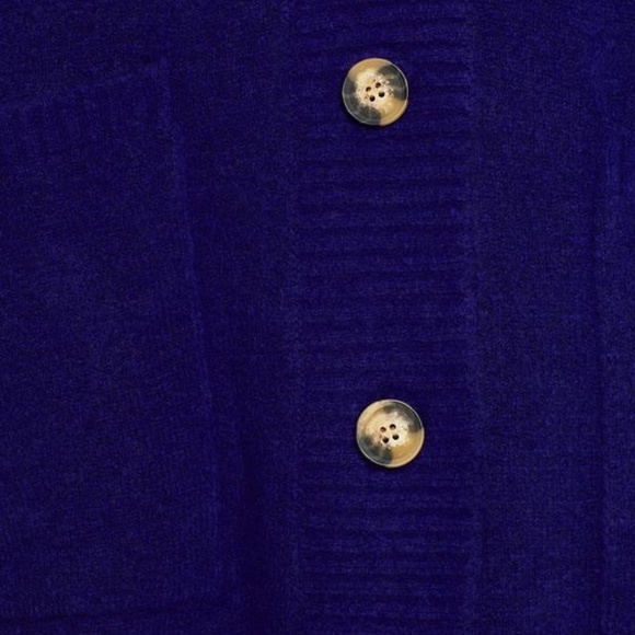 Zara Oversized Cardigan With Uneven Hem - Picture 6 of 7